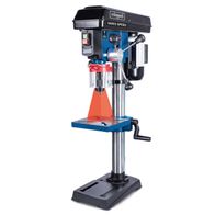 Scheppach bench pillar drill with digital variable speed and laser guide