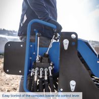 Compact loader control lever for easy operation