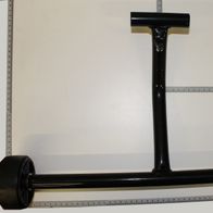 Scheppach wheel assembly with large rollers and vertical bar