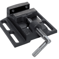 Scheppach vice clamping fixture with handle and adjustment mechanism