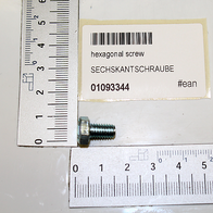 Scheppach hexagonal screw (EAN 01093344) with scale reference