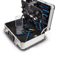 Scheppach TB150 tool kit case with contents: comprehensive tool set for detailed craftwork
