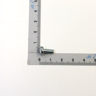 Round-head screw M4x10, zinc-coated, Scheppach series