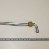 Scheppach connecting high-pressure pipe with two end fittings and curved section
