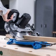 Scheppach 8” mitre saw with laser guide and 24T TCT blade
