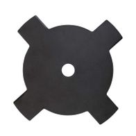 Scheppach tool with central hole for mounting, geometrically contoured edges