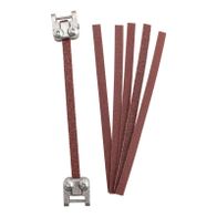 Sanding belt set for scroll saws featuring 2x K100, 2x K180, and 2x K240 belts (127 mm wide)