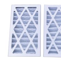 Scheppach outdoor air filter with geometric filter elements, 420 x 245 mm