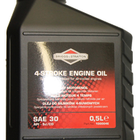 Briggs & Stratton 4-stroke engine oil (SAE 30) for air-cooled engines, 0.5 liters