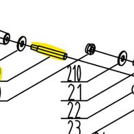 Part of an angular clamp axis system (Part 19) – mechanical connecting component for precise angular alignment