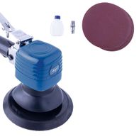 Scheppach compressed air eccentric sander accessory set with pad and cleaning spray