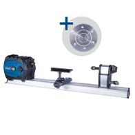 Workholding clamp with integrated bench disc and holder for 4-point chisel point