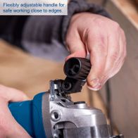 Adjustable handle for safe edge work on Scheppach paint remover LFR720
