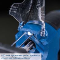 LED work light ensuring excellent illumination in poor lighting conditions
