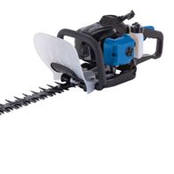 Scheppach hedge trimmer with extended handle and sharp cutting blade