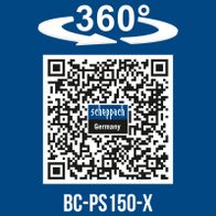 360° rotation for precise handling of Scheppach BC-PS150-X cordless pruning saw