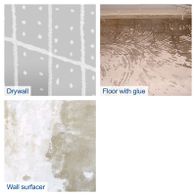 Wall & ceiling sander showing drywall, floor adhesive, and wall surfacer textures.