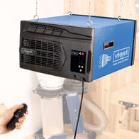 Scheppach heavy duty air filter with remote control and airflow adjustment