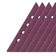 Sanding paper, triangular shape, grit K80 – Set of 10 pieces