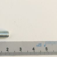 Hexagon bolt, M10 thread, 25 mm length, DIN 933 standard