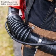 Flexible hose for cables or air suitable in low temperatures