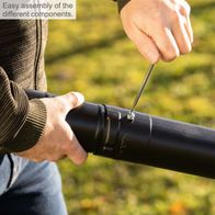 Assembling a Scheppach tool component with a screwdriver