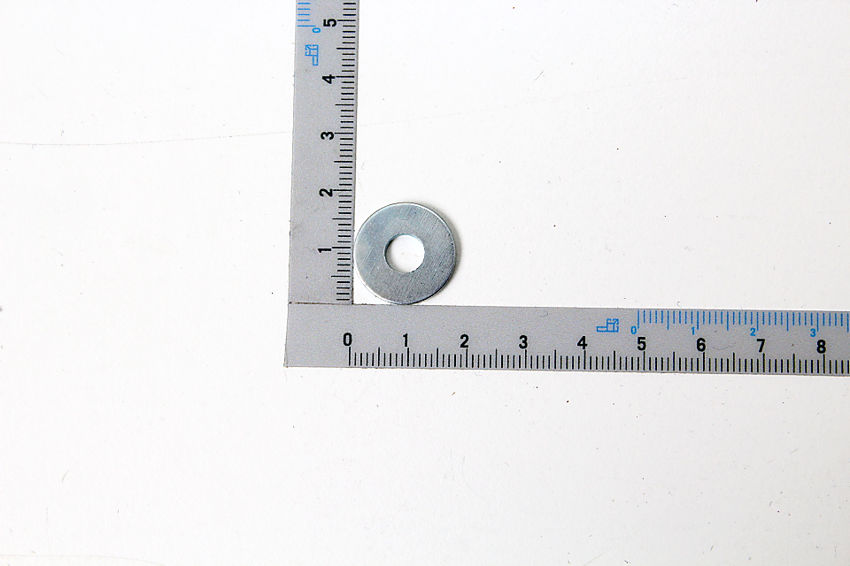 Washer with central hole for Scheppach product A6.4 Ø18/6.4x1.5