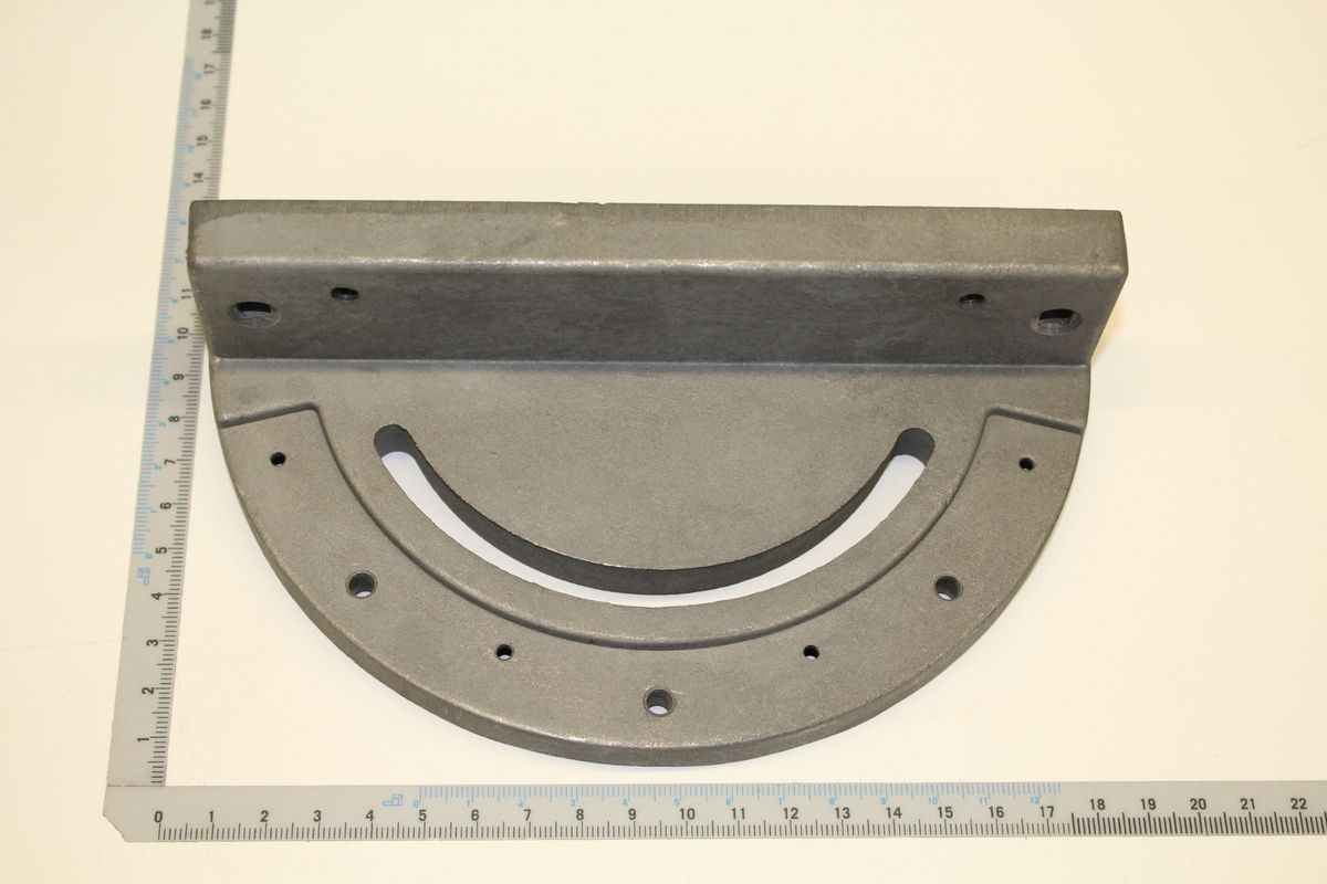 Scheppach swinging part with curved profile section and mounting holes
