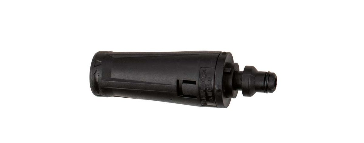 Adjustable spray nozzle by Scheppach, shown from the side.