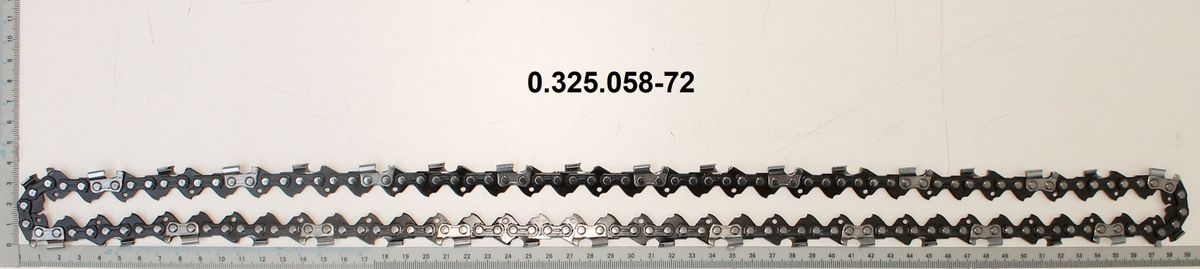 Scheppach saw chain with 72 drive links, 0.325-inch pitch for KMR46 model