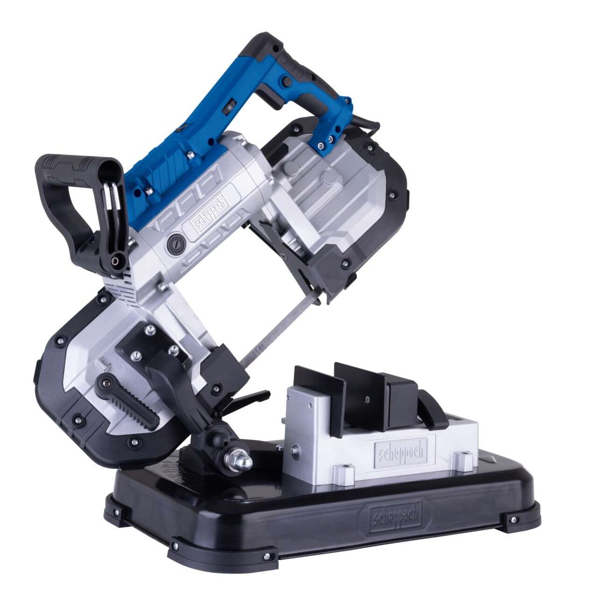 Scheppach metal band saw (MBS1200) with worktable and LED lighting, 1200W