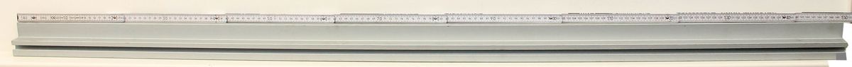 Scheppach measuring scale for fence with marked divisions