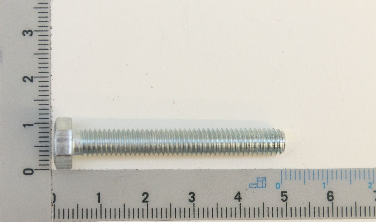 Hexagon bolt, M6 x 40 mm, DIN 931 standard