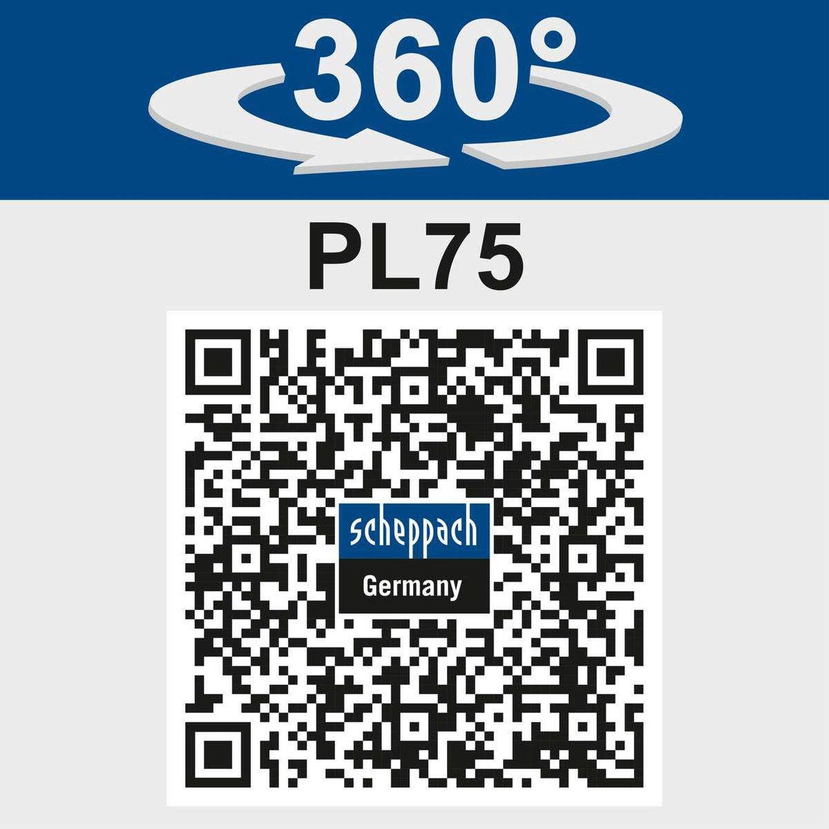 Scheppach PL75 plunge saw featuring 360° rotation and 1600W power