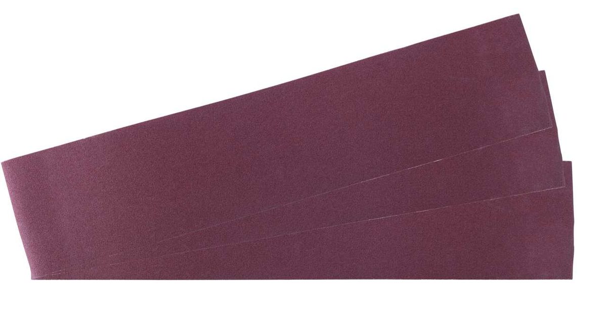 Grinding belt L 914 x B 100 mm K 180, shown from the front.