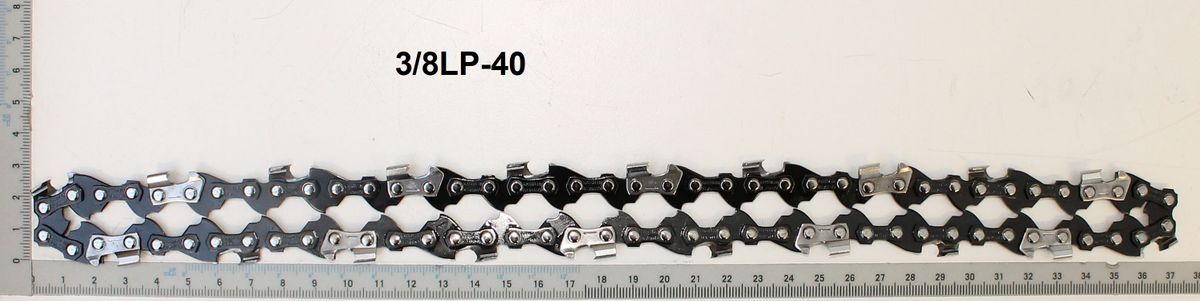 Scheppach saw chain with 3/8LP-40 link, 9.525 mm pitch, 10-inch length
