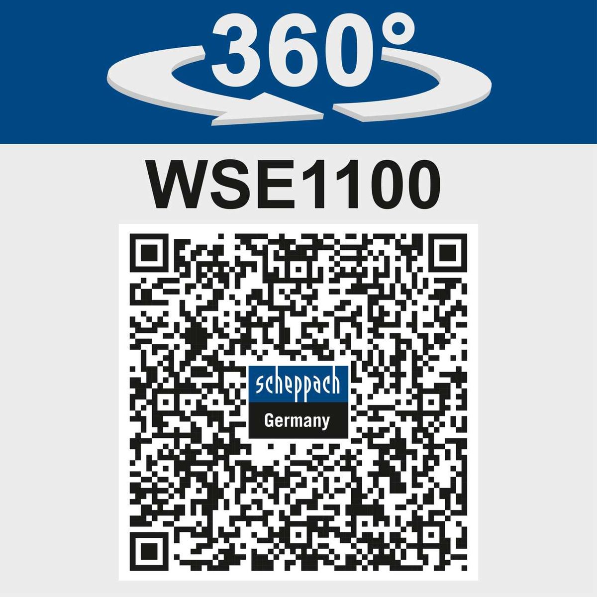 Scheppach WSE1100 inverter welder with 360° rotation for flexible positioning