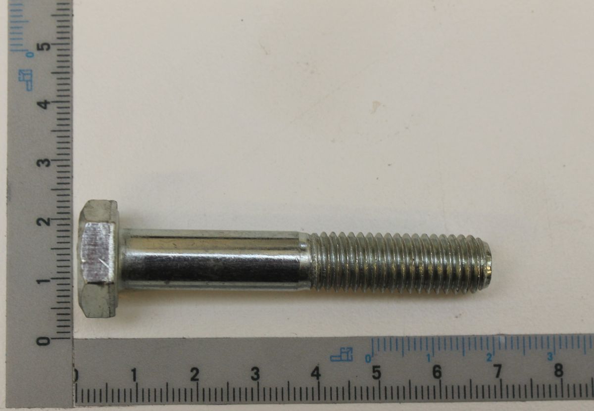 Scheppach hexagon bolt M10x60 DIN 931, scale with measurement markings
