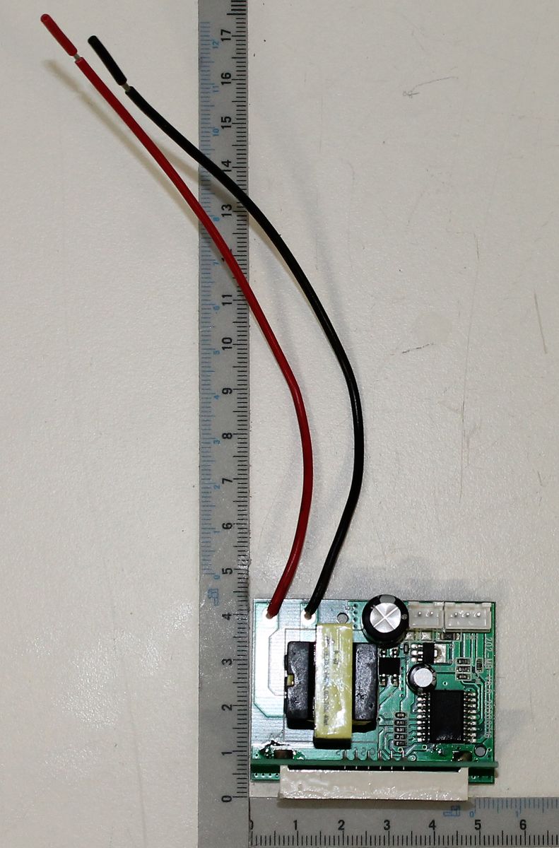 Scheppach digital transformer board with connected cables, potentiometer, and electronic components