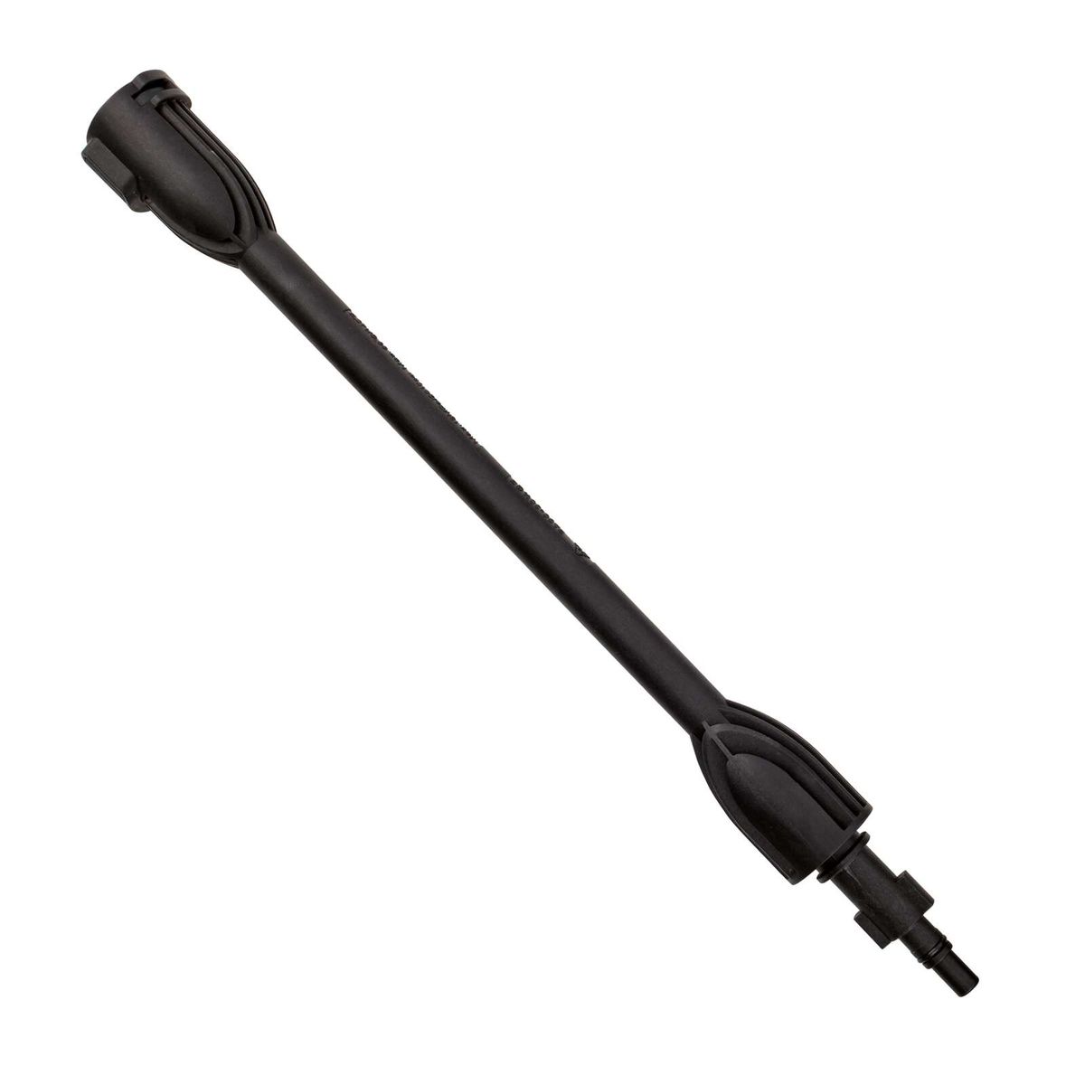 High-pressure water jet with extended hose and nozzle for detailed cleaning