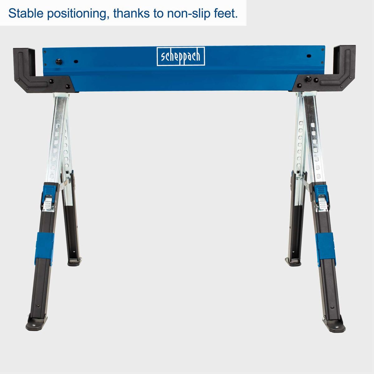Stable workbench base with non-slip feet for secure stability and accurate work positioning