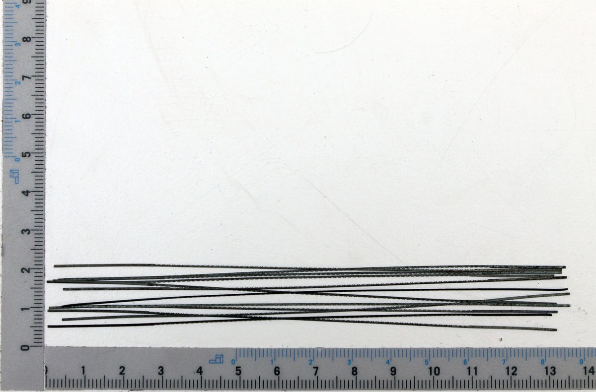 Scheppach leaf trimmer blades with measurement scale for accurate sizing