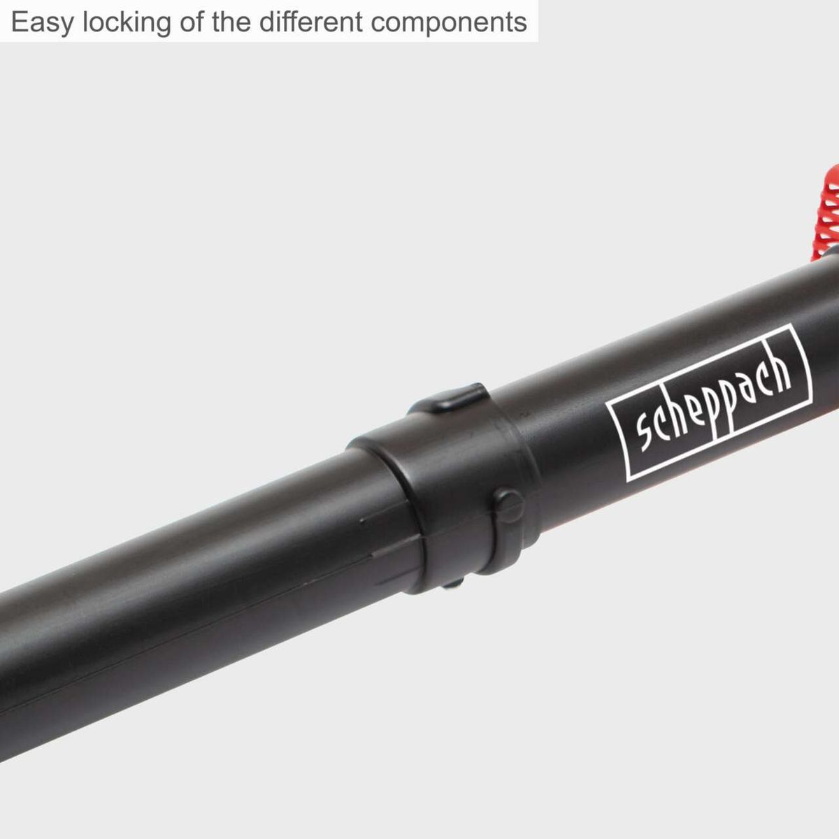Scheppach easy locking joint for connecting components