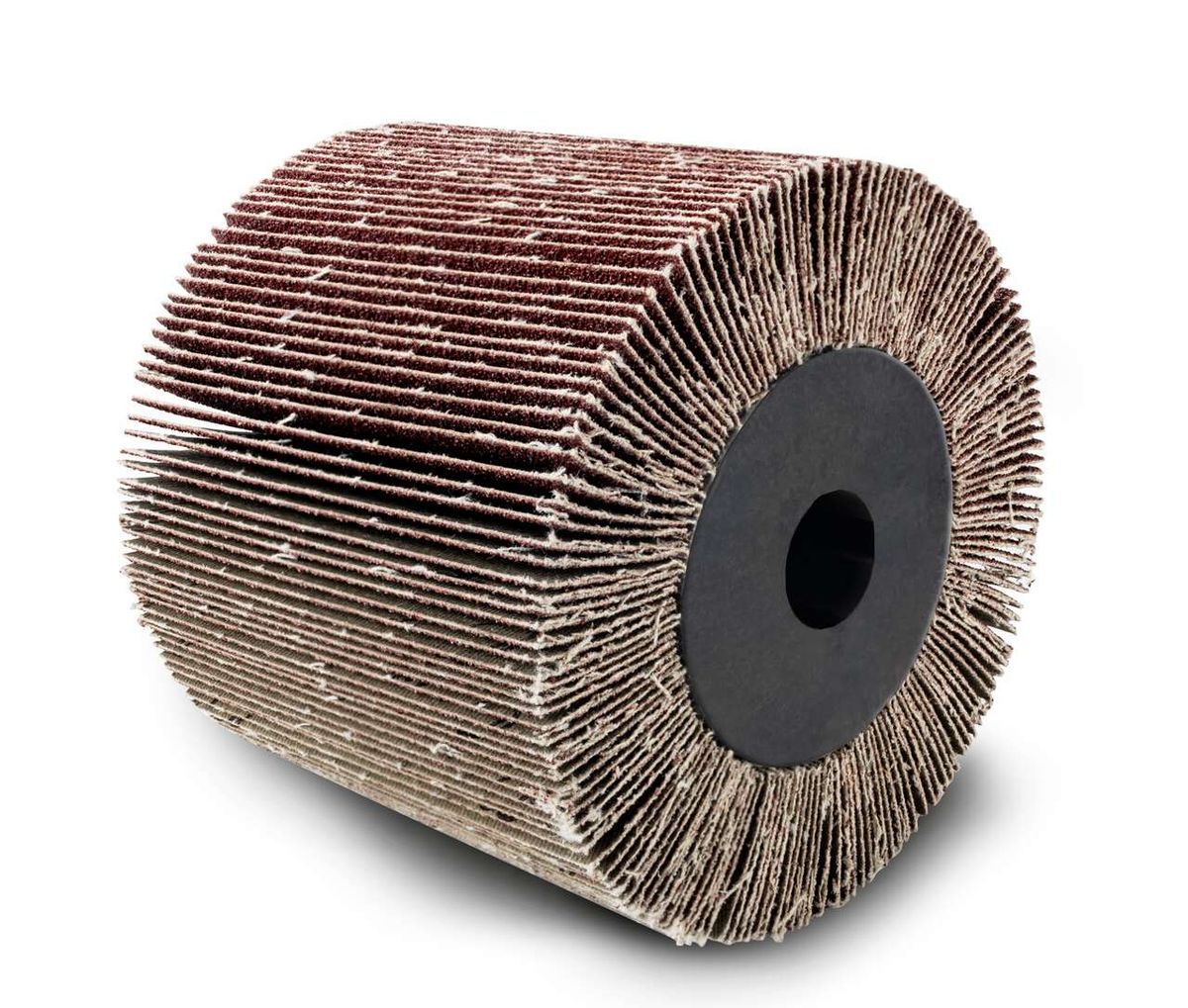 Scheppach slat brush with collet holder, close-up view