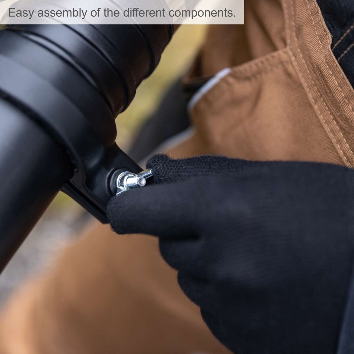 Easy assembly of components for Scheppach backpack leaf blower setup