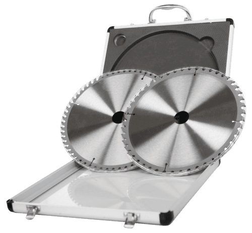 Scheppach circular saw blade set (2-piece) in carrying case