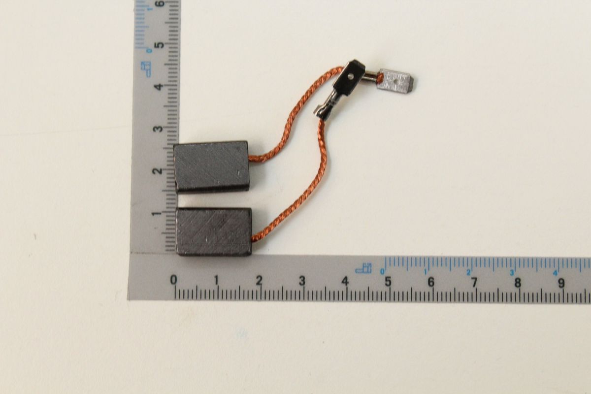 Carbon brush holder with brass terminals for Scheppach carbon brushes