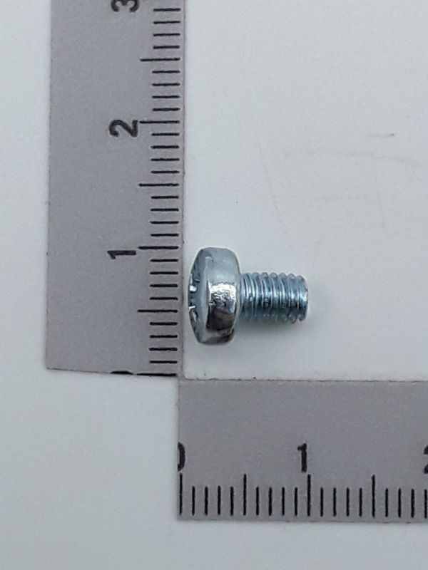 Scheppach oval head screw (M4x6) with thread