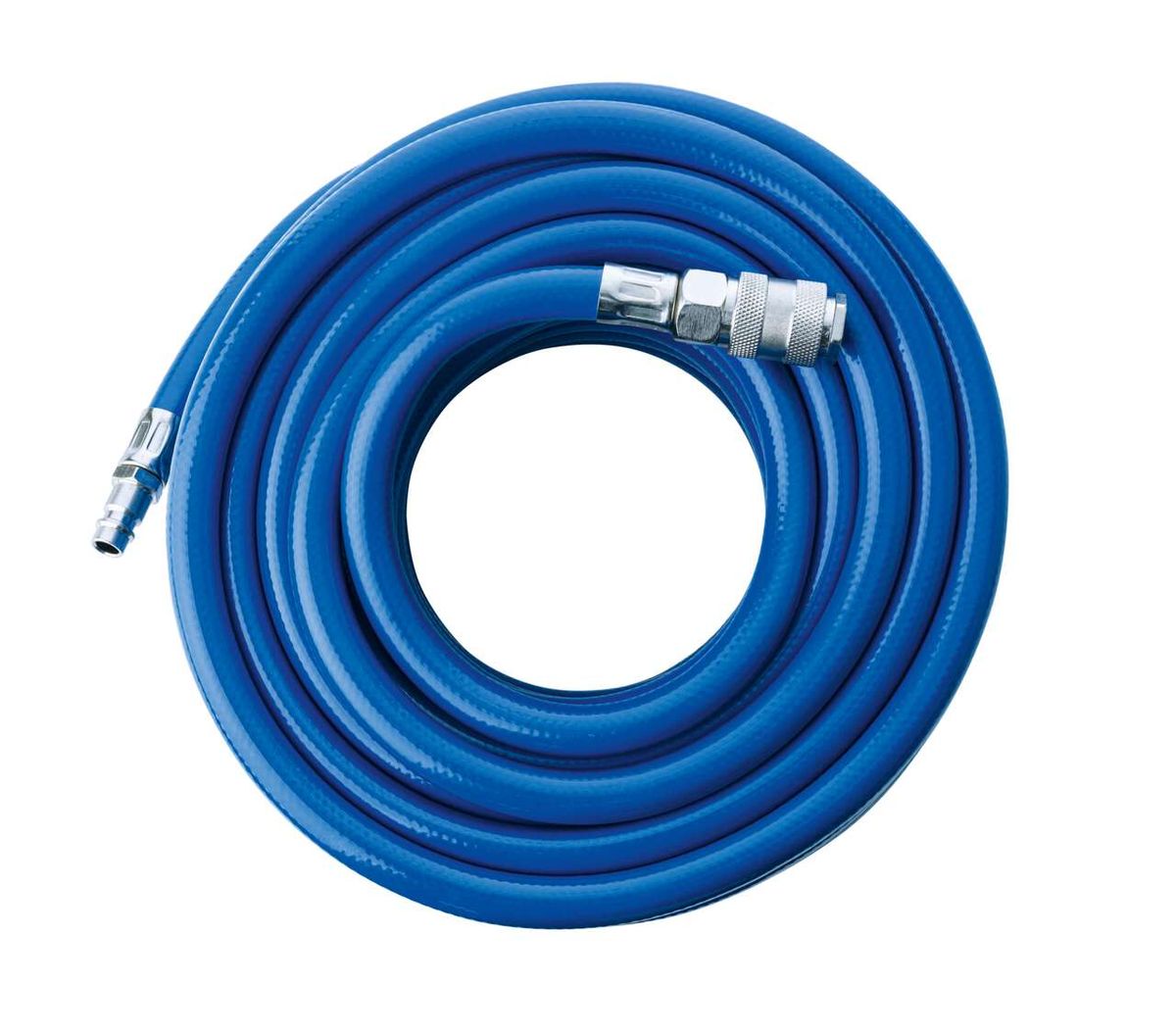 Fabric-coated pressure hose for compressor, 15 meters length