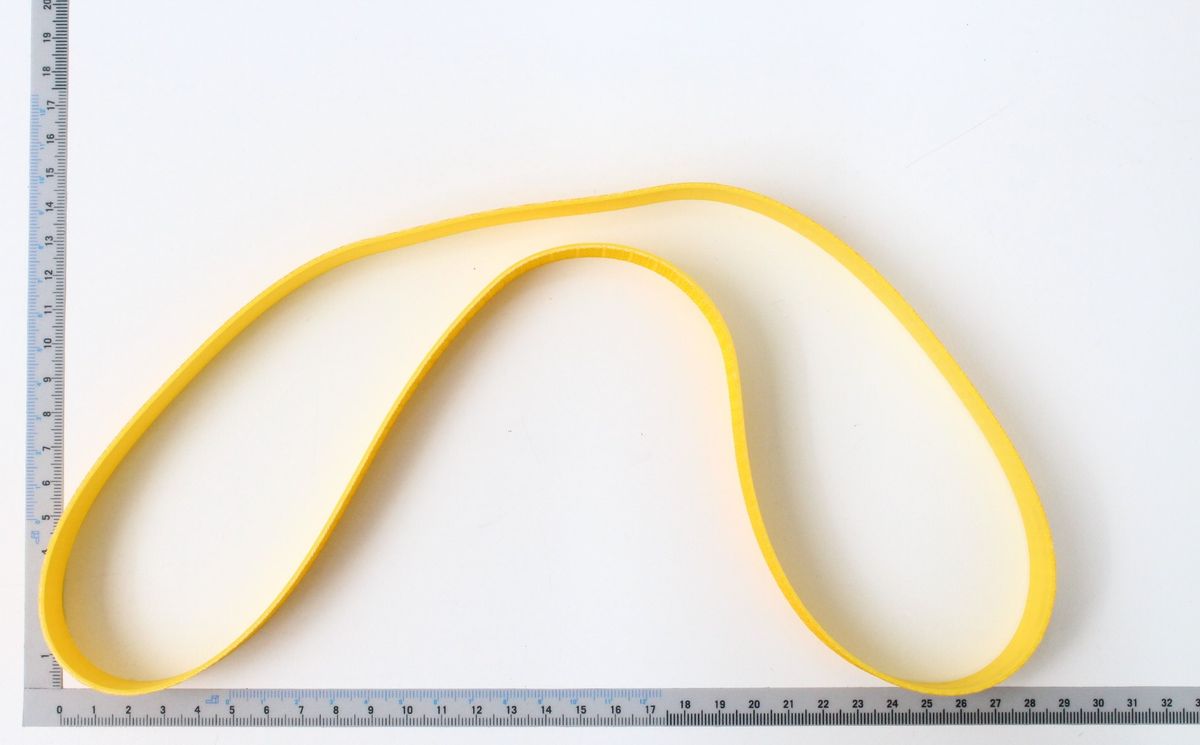 Flat belt with measuring tape, 840 mm wide